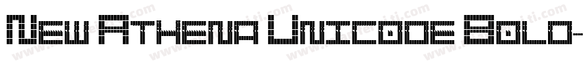 New Athena Unicode Bold字体转换